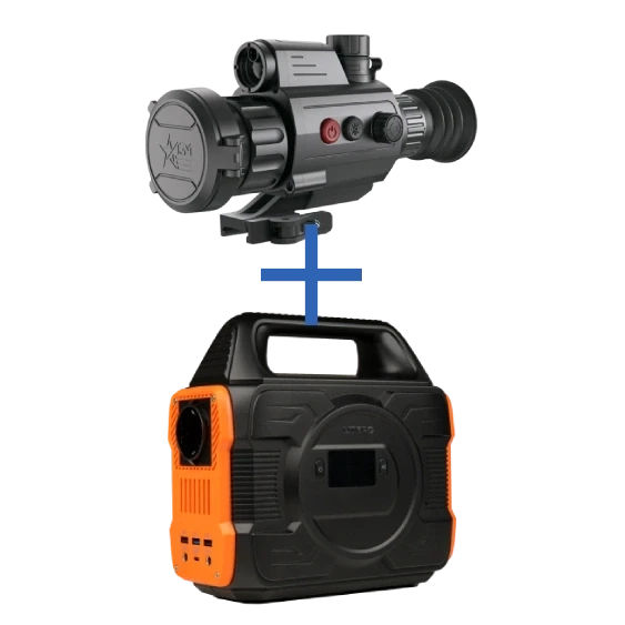 AGM Varmint LRF TS50-640 + UTEPO UPS300 Тепловізор та зарядна станція фото 1